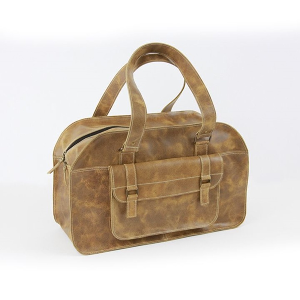 Travel leather bag